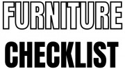 Furniture Checklist